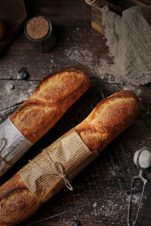 面包-烘焙-美食-甜点-静物 图片素材