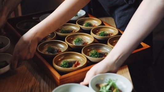 上海市-探店-快闪-社交餐桌-食物 图片素材