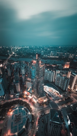 南宁-地王-夜景-城市-风光 图片素材