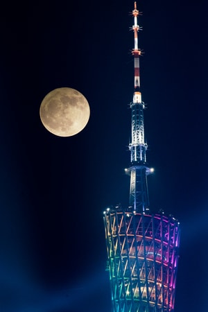 街头-城市-生活-广州-夜景 图片素材