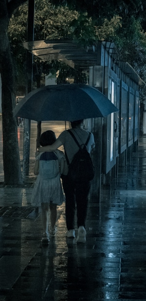 雨天-摄影-街拍-城市-广州 图片素材
