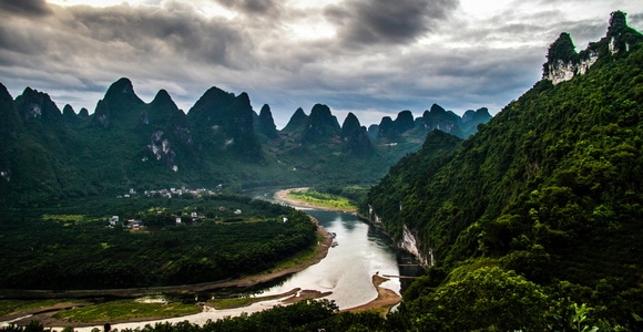 风光-光影-晨韵-漓江-万峰 图片素材