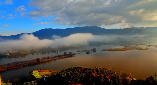 光影-风光-风光-湖-湖水 图片素材