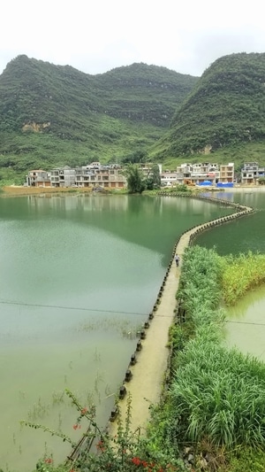 手机摄影-我和我的祖国手机摄影大赛-70周年风光-风光-湖泊 图片素材