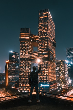 夜景-深圳-城市-大厦-房屋 图片素材