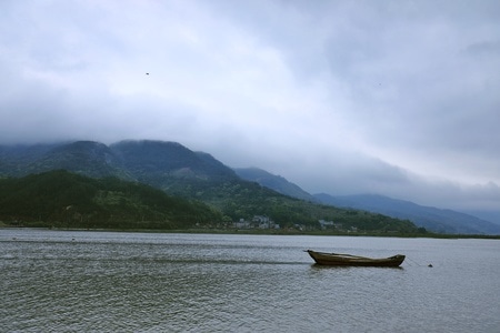 风光-手机-日落-黄昏-海边 图片素材