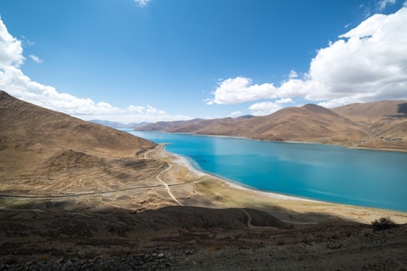 西藏-羊湖-羊卓雍错-羊卓雍错-风景 图片素材