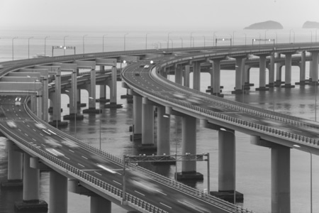 大连-大桥-大桥-桥-跨海大桥 图片素材