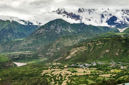 南迦巴瓦-西藏-风光-风景-自然风光 图片素材