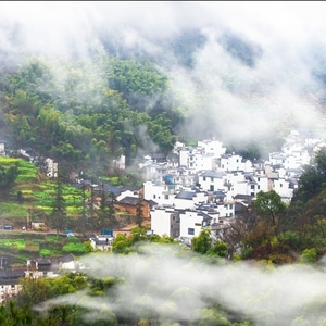 旅游-雾气-婺源-风景-风光 图片素材