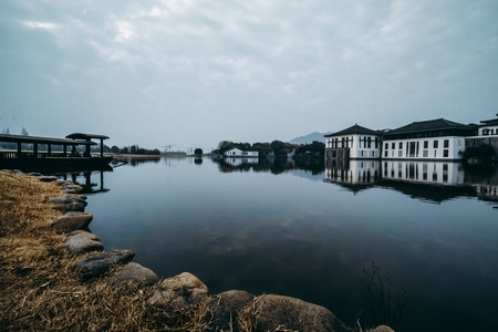 风景-富阳-富春山居-湖-湖泊 图片素材