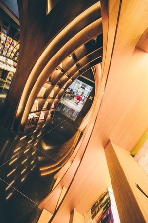 书店-钟书阁-市内-上海-城市 图片素材