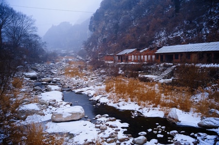 尼康-徕卡-色彩-冬天-雪景 图片素材