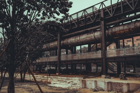 色彩-建筑-城市-钢铁-机械 图片素材