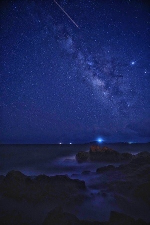 索尼-大陈岛-星空-银河-天空 图片素材