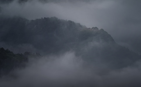 云雾-乐清-东塔公园-风景-风光 图片素材
