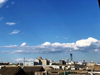 北京市-蓝天-白云-美丽北京-城市 图片素材