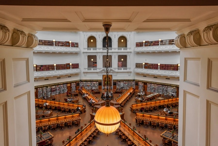 对称美-图书馆-旅拍-墨尔本-建筑 图片素材