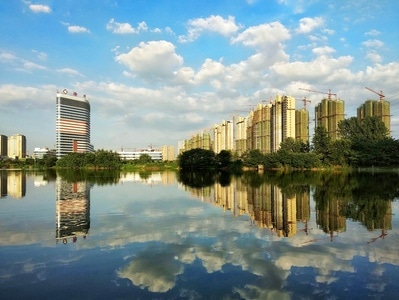 滁州市-风景-自然-夏天-尘世烟火 图片素材