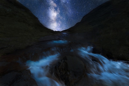 星空-你好2020-风景-夜景-尼康 图片素材