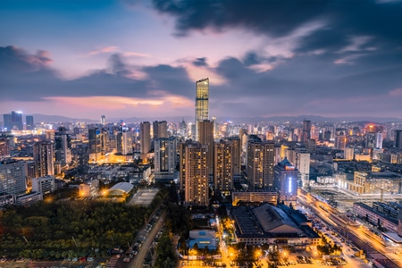 我的2019-昆明-夜景-风景-尼康 图片素材