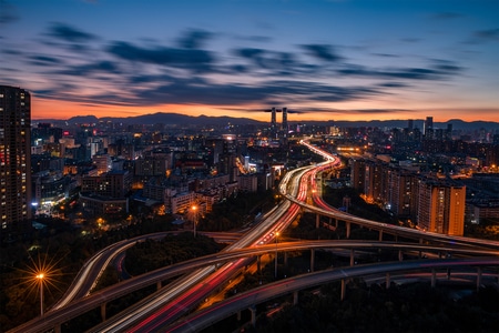 我的2019-昆明-夜景-风景-尼康 图片素材