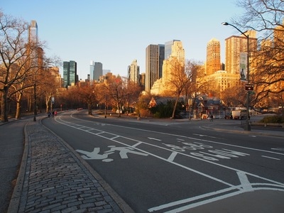 公园-纽约-美国-光影-色彩 图片素材
