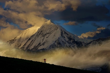 日出-你-风景-自然-山 图片素材