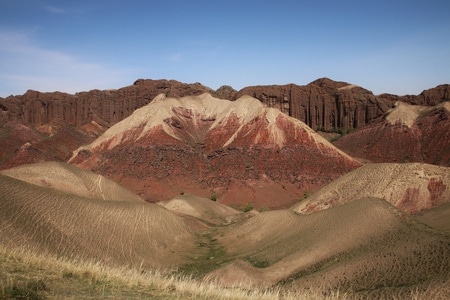 新疆-石河子-玛纳斯河大峡谷-风景-玛纳斯河大峡谷 图片素材