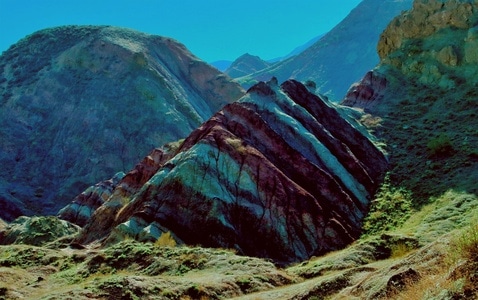 新疆-小红沟-户外-风景-自然 图片素材