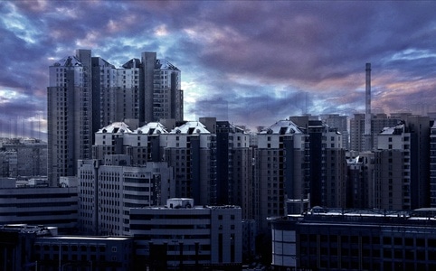 随拍-海市蜃楼-城市-高楼-建筑 图片素材