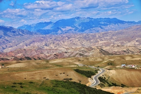 新疆-南山-小渠子-风景-风光 图片素材