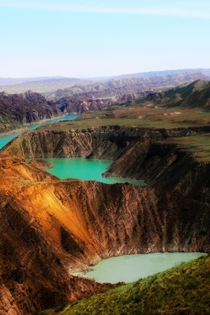 新疆-石河子-肯斯瓦特湖-风光-风景 图片素材