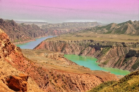 新疆-石河子-肯斯瓦特湖-户外-肯斯瓦特湖 图片素材