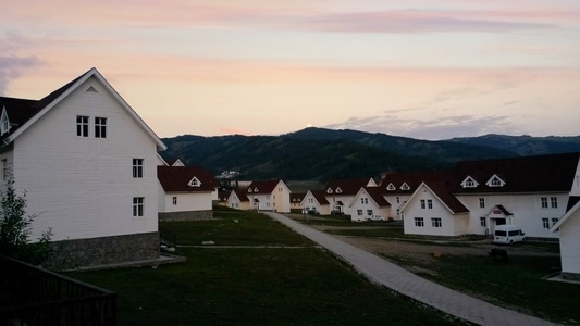 户外-旅行-房屋-建筑-村庄 图片素材