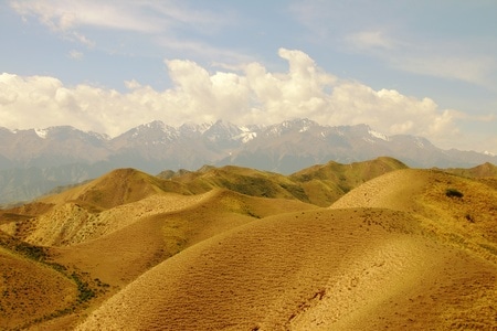 新疆-石河子-玛纳斯河大峡谷-风光-风景 图片素材