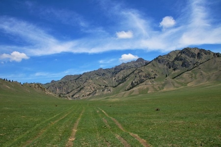 新疆-南山-狼谷-风景-自然 图片素材