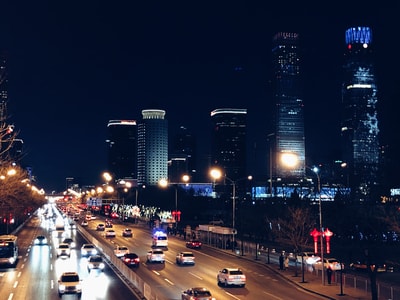 生活-街头-北京-光影-夜色 图片素材
