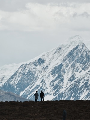 旅拍-旅行-贡嘎雪山-山-山峰 图片素材