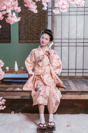 和风-上海-女人-女性-美女 图片素材