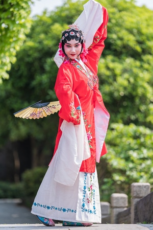 美女-上海-戏曲-女性-美女 图片素材