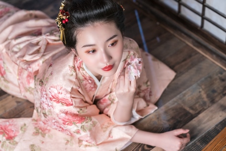 和风-上海-女人-女性-美女 图片素材