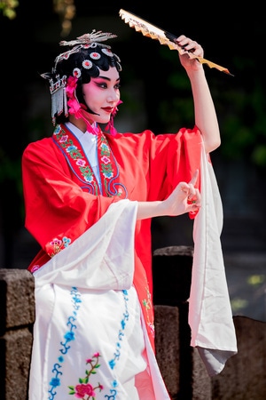 美女-上海-戏曲-女性-美女 图片素材