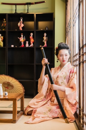和风-上海-女人-女性-美女 图片素材