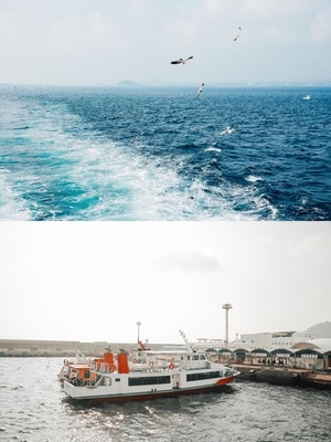 日系-旅行-风景-胶片-大海 图片素材