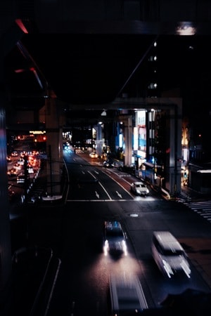 街拍-城市-建筑-胶片-东京 图片素材
