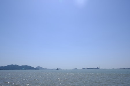 风光-蓝天-海上-风光-风景 图片素材