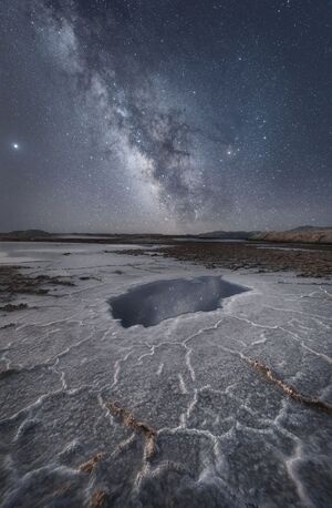 夜色-沙漠-俄博梁-风光-风景 图片素材