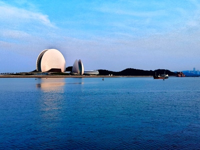 风光-风光-风景-建筑-珠海歌剧院 图片素材