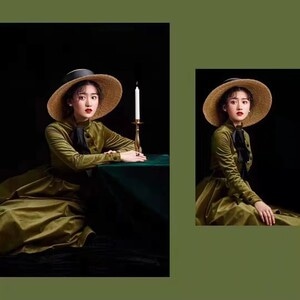 色彩-表现-我的2019-色彩表现力-人像写真 图片素材